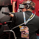 UploadVR founder Will Mason is seen in VR gear at a conference. Photo: AP